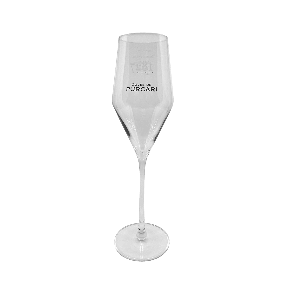 Crystal champagne glass